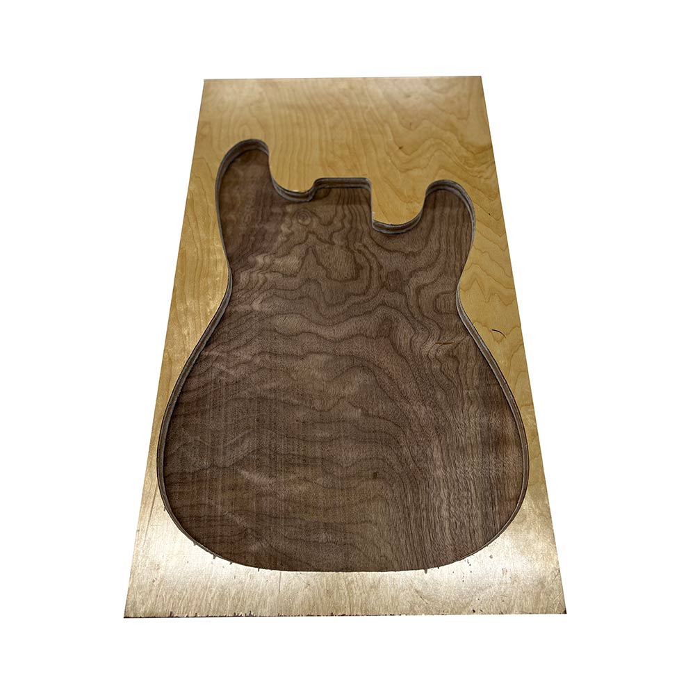 Black Walnut Guitar Body Blanks - 21″ x 14″ x 2″ - Exotic Wood Zone - Buy online Across USA 