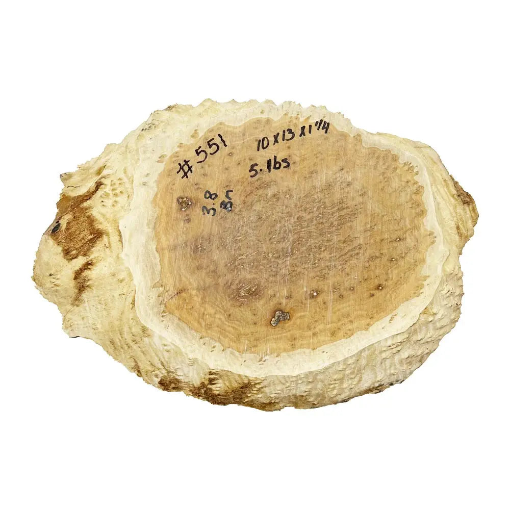 Brown Mallee Burl Cookies 10" x 13" x 1-1/4" , 5 lbs |  #551 - Exotic Wood Zone - Buy online Across USA 