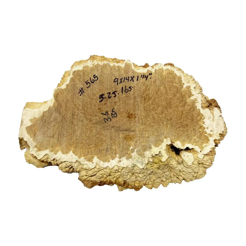 Brown Mallee Burl Cookies 9" x 14" x 1-1/4" , 5.25 lbs |  #565 - Exotic Wood Zone - Buy online Across USA 