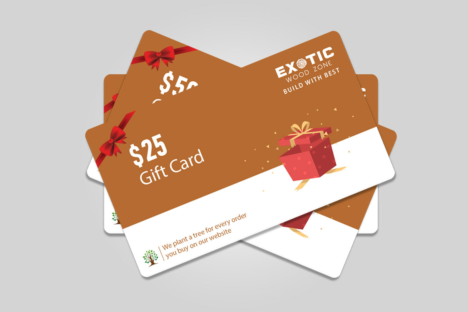 Physical gift card - Exotic Wood Zone - Buy online Across USA 