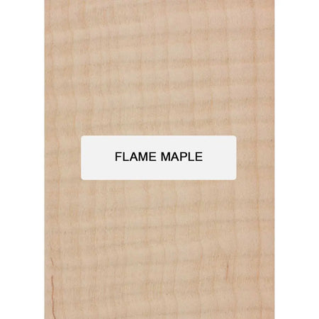 Flame Maple Wood Knife Blanks/Knife Scales Bookmatched 5"x1-1/2"x3/8" - Exotic Wood Zone - Buy online Across USA 