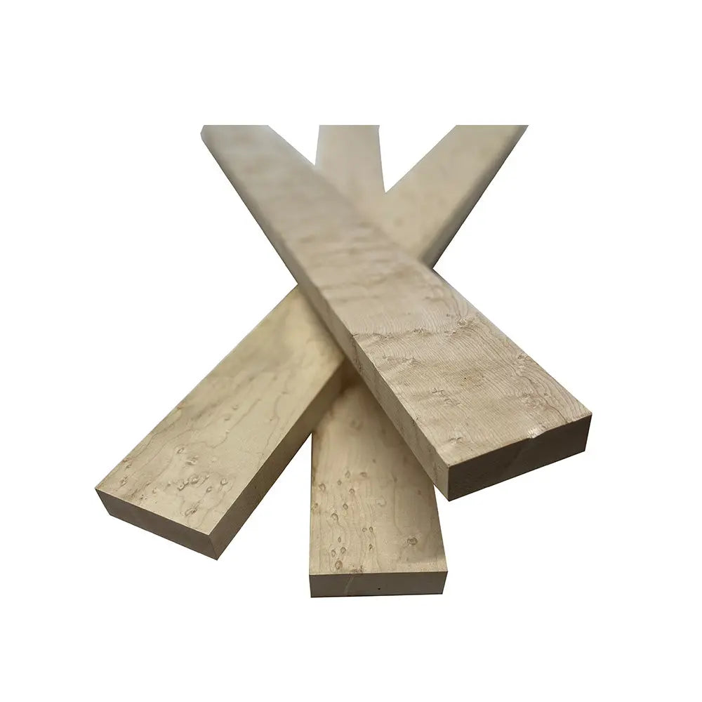 Pack of 3, Neck Blanks Combo Pack 30” x 3” x 1” | 30” x 4” x 1” - Exotic Wood Zone - Buy online Across USA 