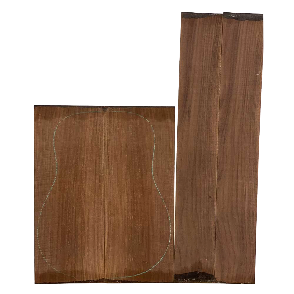 Lot Of 10 , Indian Rosewood Guitar Dreadnought Back and Side Sets - Exotic Wood Zone - Buy online Across USA 