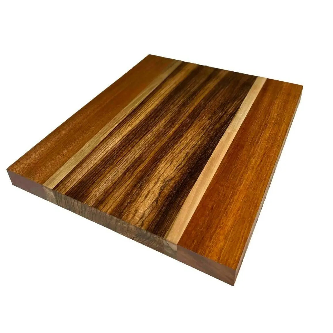 Pack Of 2, Unfinished Wild Grain Cutting Board Blocks/Chopping Boards - Exotic Wood Zone - Buy online Across USA 